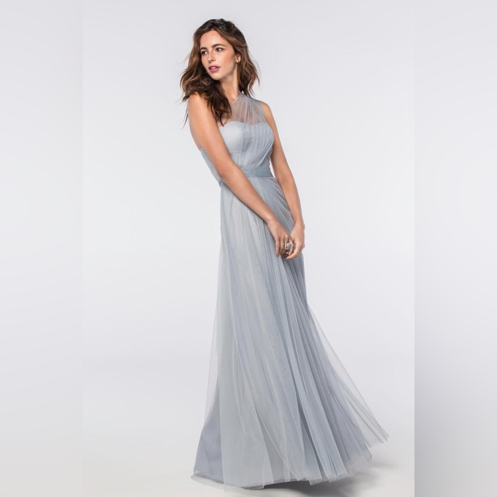 Watters French Blue Admee Gown Sz. 4